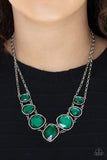Paparazzi Jewelry Absolute Admiration - Green Necklace - Pure Elegance by Kym