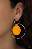 Paparazzi Jewelry POP, Look, and Listen - Orange Earring - Pure Elegance by Kym