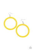 Paparazzi Jewelry Beauty and the BEACH - Yellow Earrings - Pure Elegance by Kym