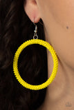 Paparazzi Jewelry Beauty and the BEACH - Yellow Earrings - Pure Elegance by Kym