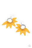 Paparazzi Jewelry Flower Child Fever - Yellow Earring - Pure Elegance by Kym