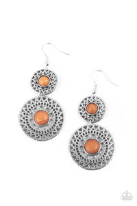 Paparazzi Accessories Sunny Sahara - Brown Earring - Pure Elegance by Kym