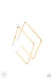 Paparazzi Jewelry Material Girl Magic - Gold Earring - Pure Elegance by Kym