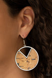 Paparazzi Jewelry Nod to Nature - Black Earrings - Pure Elegance by Kym