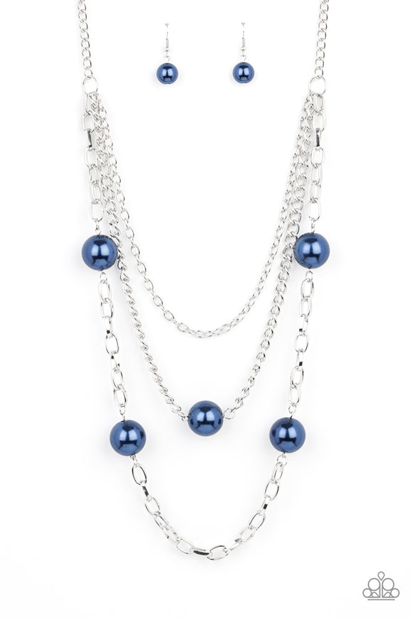 Paparazzi Jewelry Thanks For The Compliment - Blue Necklace - Pure Elegance by Kym
