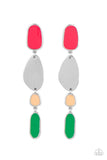 Paparazzi Jewelry Deco By Design - Multi Earring - Pure Elegance by Kym