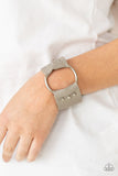 Paparazzi Jewelry Moto Mayhem - Silver Bracelet - Pure Elegance by Kym