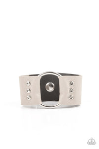 Paparazzi Jewelry Moto Mayhem - Silver Bracelet - Pure Elegance by Kym