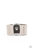 Paparazzi Jewelry Moto Mayhem - Silver Bracelet - Pure Elegance by Kym