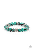 Paparazzi Jewelry Garden Zen - Green Bracelet - Pure Elegance by Kym