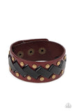 Paparazzi Jewelry LACES Loaded - Brass Bracelet - Pure Elegance by Kym
