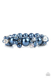 Paparazzi Jewelry Upcycled Upscale - Blue Bracelet - Pure Elegance by Kym