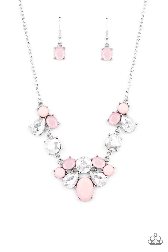 Paparazzi Jewelry Ethereal Romance - Pink Necklace - Pure Elegance by Kym