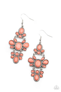 Paparazzi Jewelry VACAY The Premises - Orange Earring - Pure Elegance by Kym