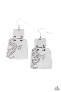 Paparazzi Jewelry Tagging Along - Silver Earrings - Pure Elegance by Kym
