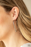 Paparazzi Jewelry Material Girl Magic - Silver Hoop Earring - Pure Elegance by Kym