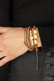 Paparazzi Jewelry Act Natural - Yellow Bracelet - Pure Elegance by Kym