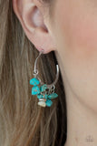 Paparazzi Jewelry Gorgeously Grounding - Blue Earring - Pure Elegance by Kym