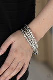 Paparazzi Jewelry Metro Materials - Silver Bracelet - Pure Elegance by Kym