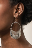 Paparazzi Jewelry Radiant Chimes - Silver Earrings - Pure Elegance by Kym