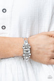 Paparazzi Jewelry Call Me Old-Fashioned - White Bracelet - Pure Elegance by Kym