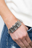 Paparazzi Jewelry Urban Crest - Silver Bracelet - Pure Elegance by Kym