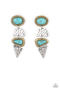 Paparazzi Jewelry Earthy Extravagance - Multi Earring - Pure Elegance by Kym