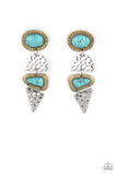 Paparazzi Jewelry Earthy Extravagance - Multi Earring - Pure Elegance by Kym