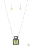 Paparazzi Jewelry Ethereally Elemental - Green Necklace - Pure Elegance by Kym