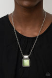 Paparazzi Jewelry Ethereally Elemental - Green Necklace - Pure Elegance by Kym