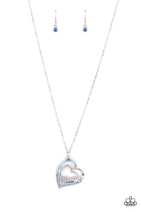 Paparazzi Jewelry A Mothers Heart - Blue Necklace - Pure Elegance by Kym