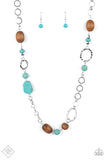 Paparazzi Jewelry Prairie Reserve - Blue Necklace - Pure Elegance by Kym