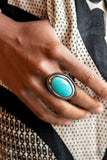 Paparazzi Jewelry Canyon Sanctuary - Blue Ring - Pure Elegance by Kym