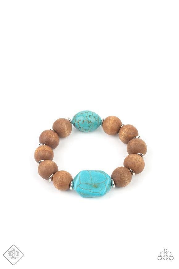 Paparazzi Jewelry Abundantly Artisan - Blue Bracelet - Pure Elegance by Kym
