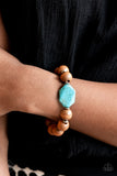 Paparazzi Jewelry Abundantly Artisan - Blue Bracelet - Pure Elegance by Kym