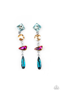Paparazzi Jewelry Rock Candy Elegance - Multi Earring - Pure Elegance by Kym