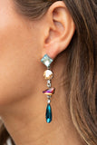 Paparazzi Jewelry Rock Candy Elegance - Multi Earring - Pure Elegance by Kym