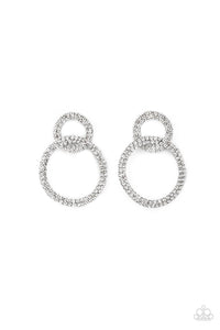 Paparazzi Jewelry Intensely Icy - Black Earring (LOP) - Pure Elegance by Kym