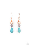 Paparazzi Jewelry Boulevard Stroll - Copper Earrings - Pure Elegance by Kym