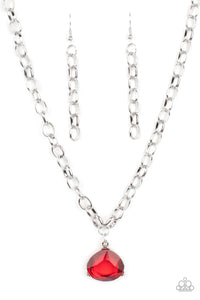 Paparazzi Jewelry Gallery Gem - Red Necklace - Pure Elegance by Kym