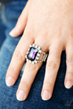 Paparazzi Jewelry Galactic Glamour - Purple Ring - Pure Elegance by Kym