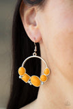 Paparazzi Jewelry Beautifully Bubblicious - Orange Earrings - Pure Elegance by Kym
