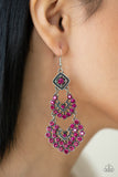 Paparazzi Jewelry All For The GLAM - Pink Earrings - Pure Elegance by Kym