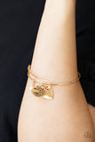 Paparazzi Jewelry Come What May and Love It - Gold Bracelet - Pure Elegance by Kym