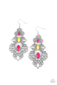 Paparazzi Jewelry Flamboyant Frills - Multi Earring - Pure Elegance by Kym