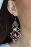 Paparazzi Jewelry Flamboyant Frills - Multi Earring - Pure Elegance by Kym
