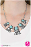 Paparazzi Accessories Cougar Blue Necklace - Pure Elegance by Kym