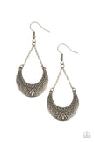 Paparazzi Jewelry All in the PASTURE - Brass Earrings - Pure Elegance by Kym