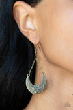 Paparazzi Jewelry All in the PASTURE - Brass Earrings - Pure Elegance by Kym