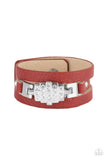 Paparazzi Jewelry Ultra Urban - Red Bracelet - Pure Elegance by Kym